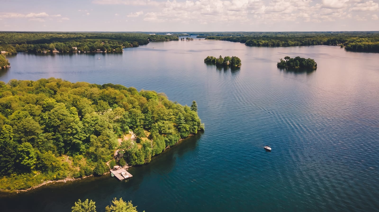 Scenic view of Muskoka, Ontario