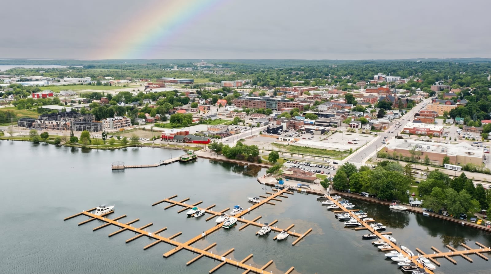 Scenic view of Orillia, Ontario