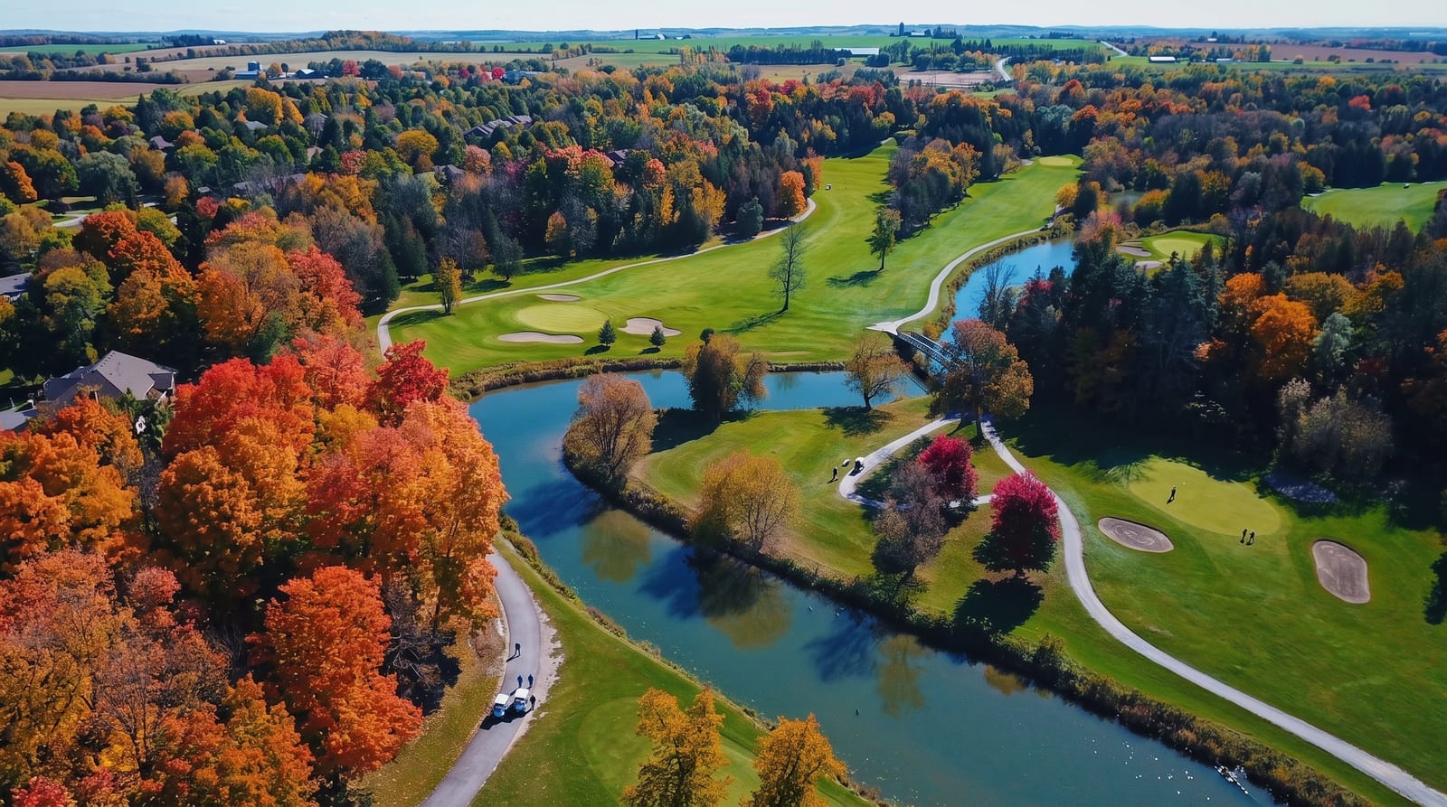 Scenic view of Alliston, Ontario