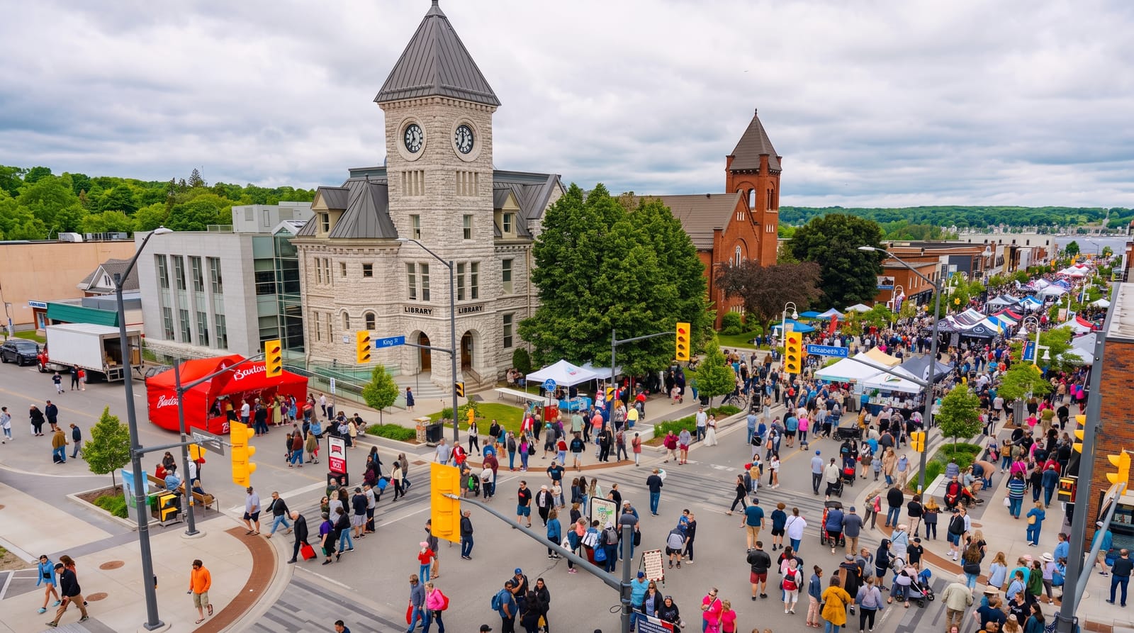 Scenic view of Midland, Ontario